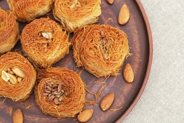 Dessert baklava traditionnel