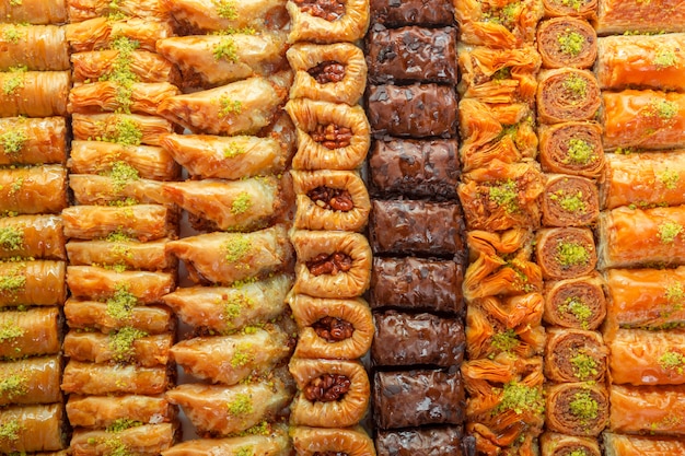 Photo dessert baklava turc