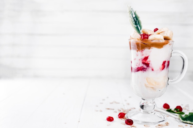 dessert dans un verre