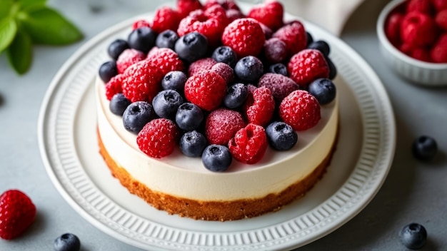 Un dessert délicieux et fruité prêt à être savouré.