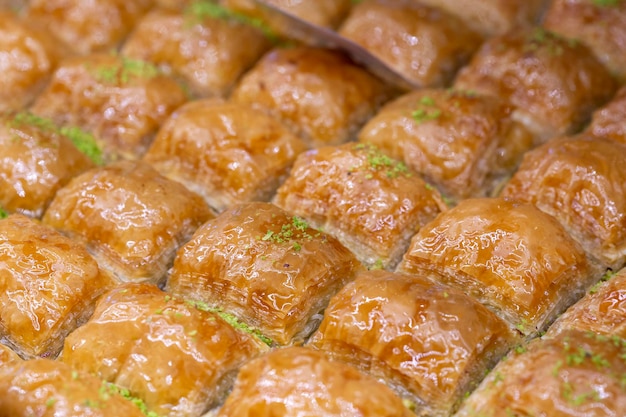 Dessert pâtissier baklava.