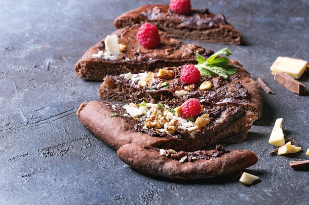 Dessert Pizza Au Chocolat