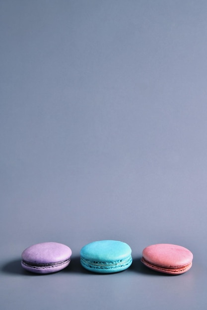 Dessert sucré collation macaron couleur pastel