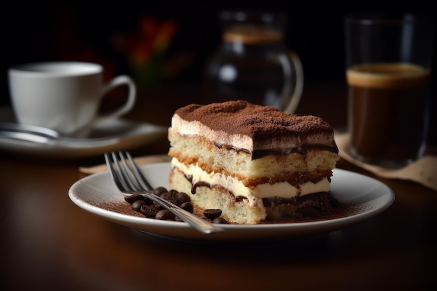 Dessert Tiramisu Générer Ai