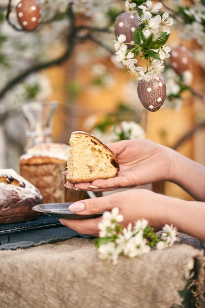 Dessert traditionnel russe au fromage de Pâques