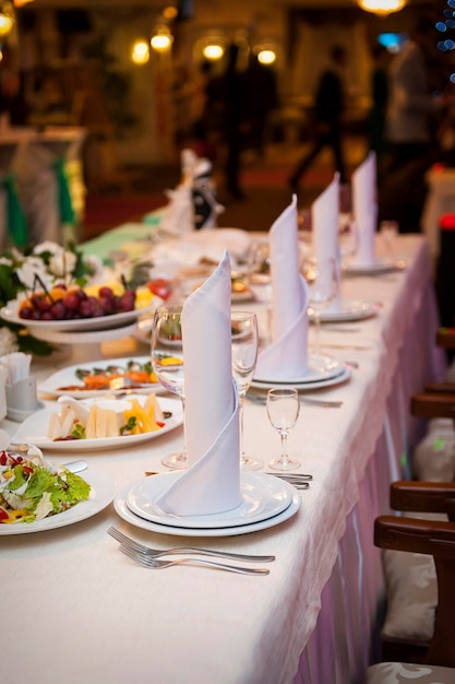 Desserte table de fête