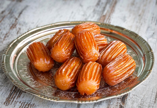 Desserts turcs traditionnels Tulumba (nom turc ; Tulumba Tatlisi)