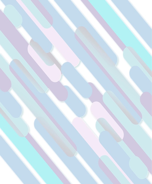 Dessin abstrait avec des formes géométriques - Dégradé bleu et violet tendance - Illustrations
