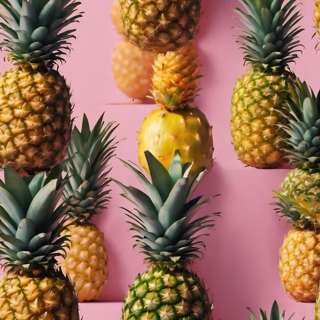 Un dessin d'ananas et d'ananas