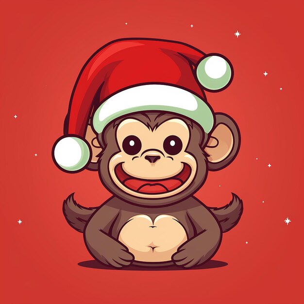 Photo le dessin animé en 3d merry monkey