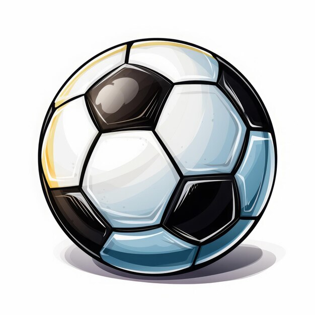 Photo dessin animé de ballon de football