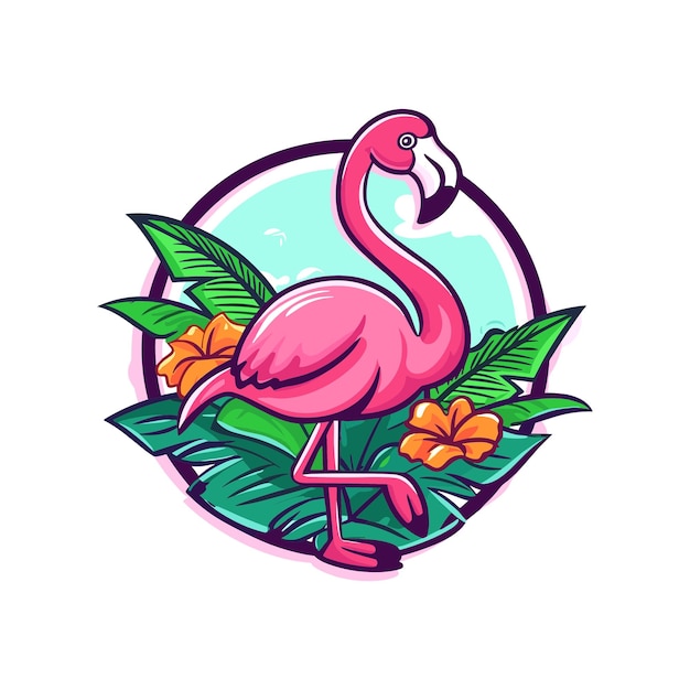 Le dessin animé de Flamingo