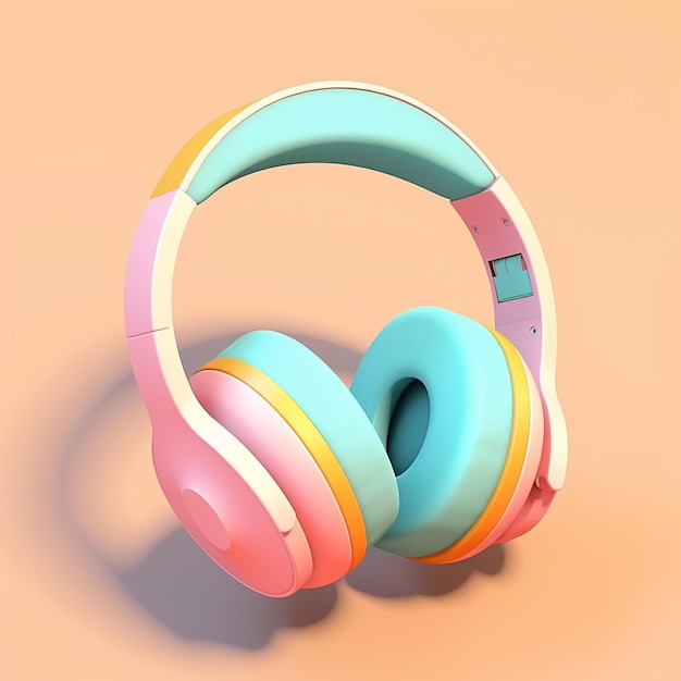 Dessin animé haut de gamme casque 3d