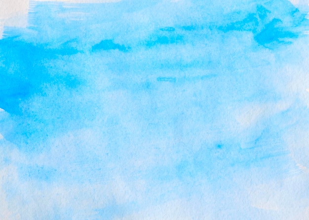 Dessin aquarelle abstrait bleu fond aquarelle