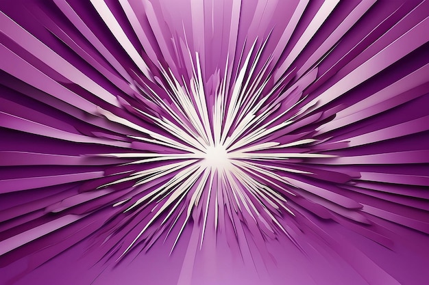 Un dessin de couleur violette avec un fond abstrait éclaté