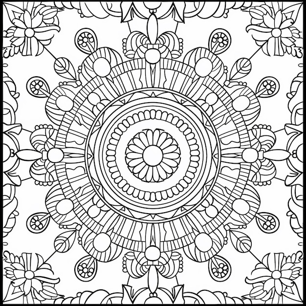 un dessin dans un style d'art de l'époque