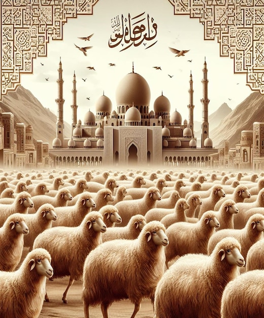 Ce dessin est fait pour le méga-événement islamique Eid al Adha