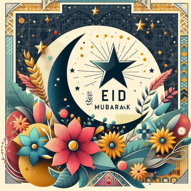 Ce dessin est fait pour les occasions islamiques comme Eid ul Fitr et Eid ul Adha