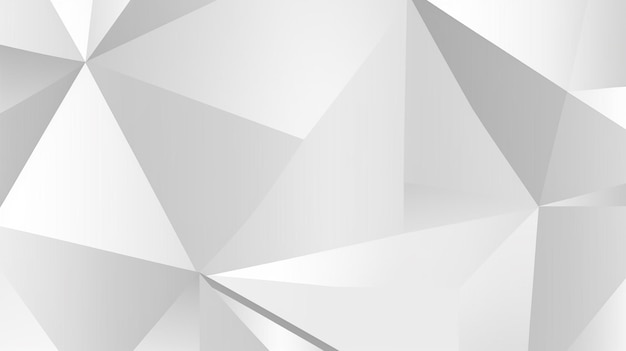 Un dessin géométrique blanc et gris avec un fond blanc.