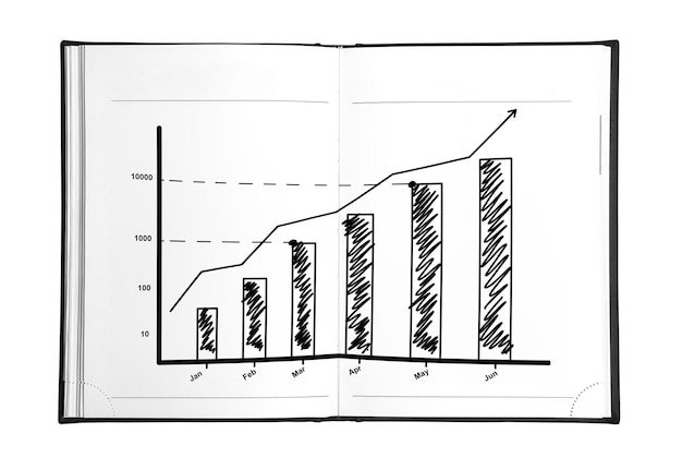 Dessin graphique de la croissance