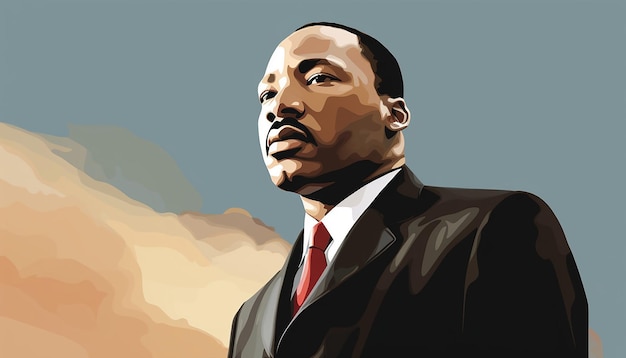 Le dessin de Martin Luther King