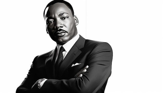 Le dessin de Martin Luther King