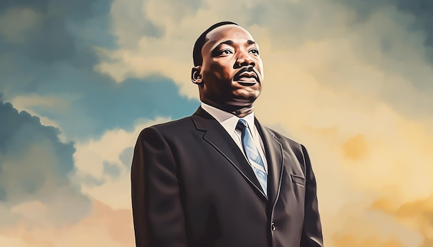 Le dessin de Martin Luther King