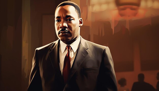 Le dessin de Martin Luther King