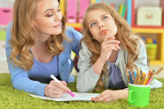 Dessin mère et fille