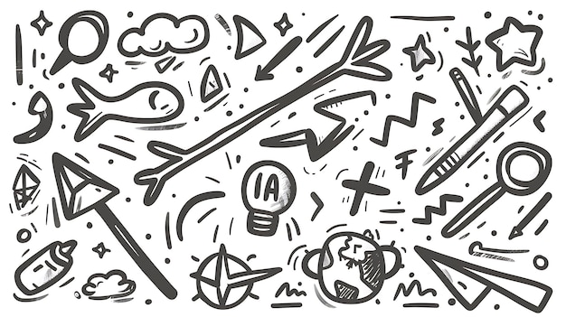 un dessin en noir et blanc d'une lettre
