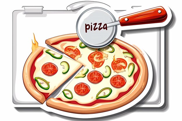 dessin de pizza dessin de cuisine italienne dessin pour pizzeria illustration pour café illustration pour restau