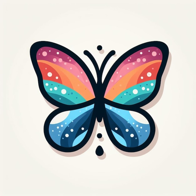 dessin de tatouage de papillon