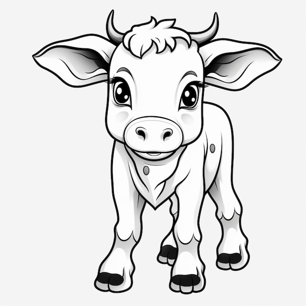 dessin de vache