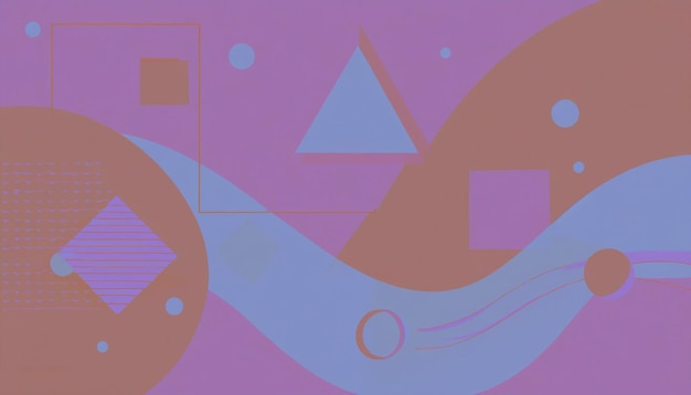 Des dessins abstraits à fond gradient de couleur gradient