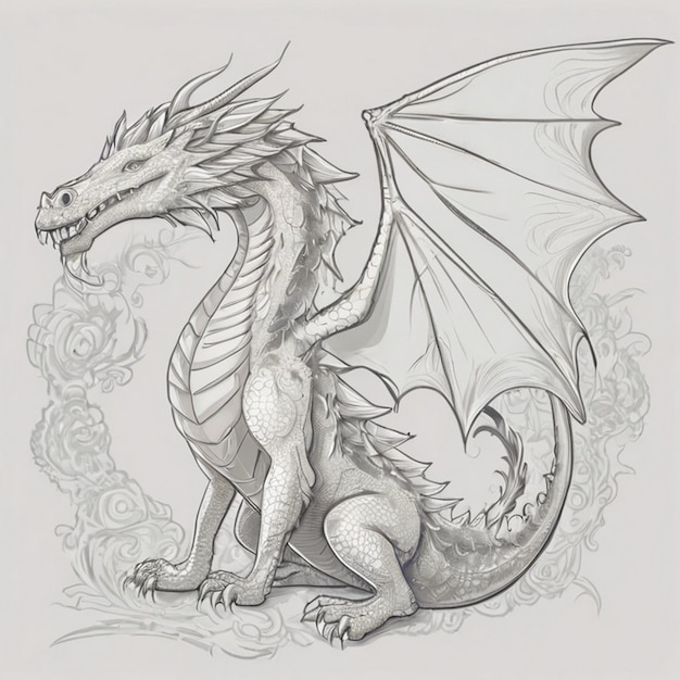 Des dessins d'animaux pour le soufflement du dragon