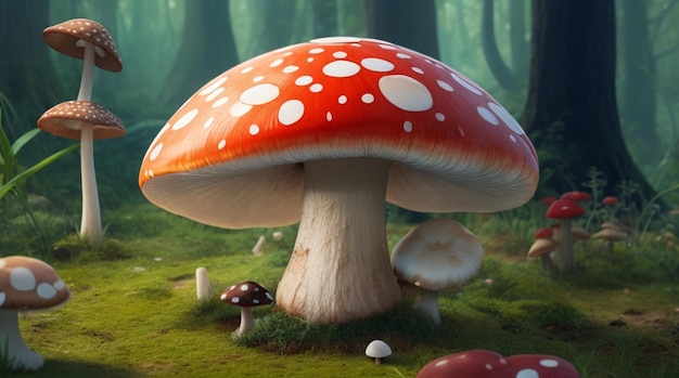 Des dessins capricieux inspirés des champignons