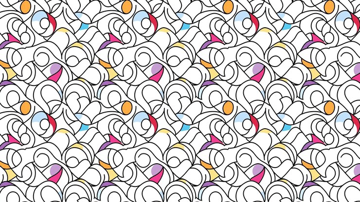 Photo des dessins colorés abstraits