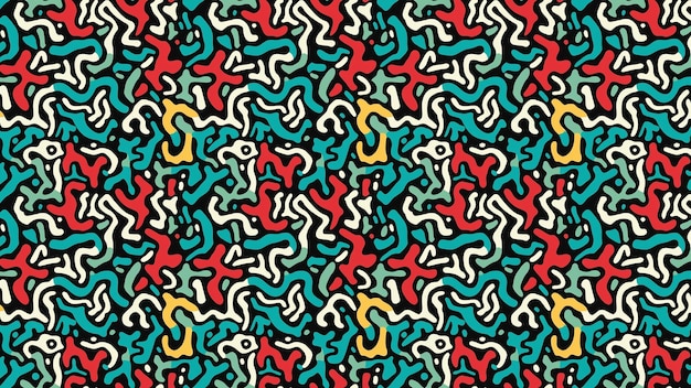 Des dessins colorés abstraits