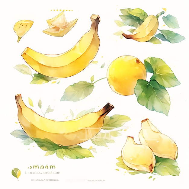 Dessins de fruits à l'aquarelle captivants pour une expérience ludique et colorée