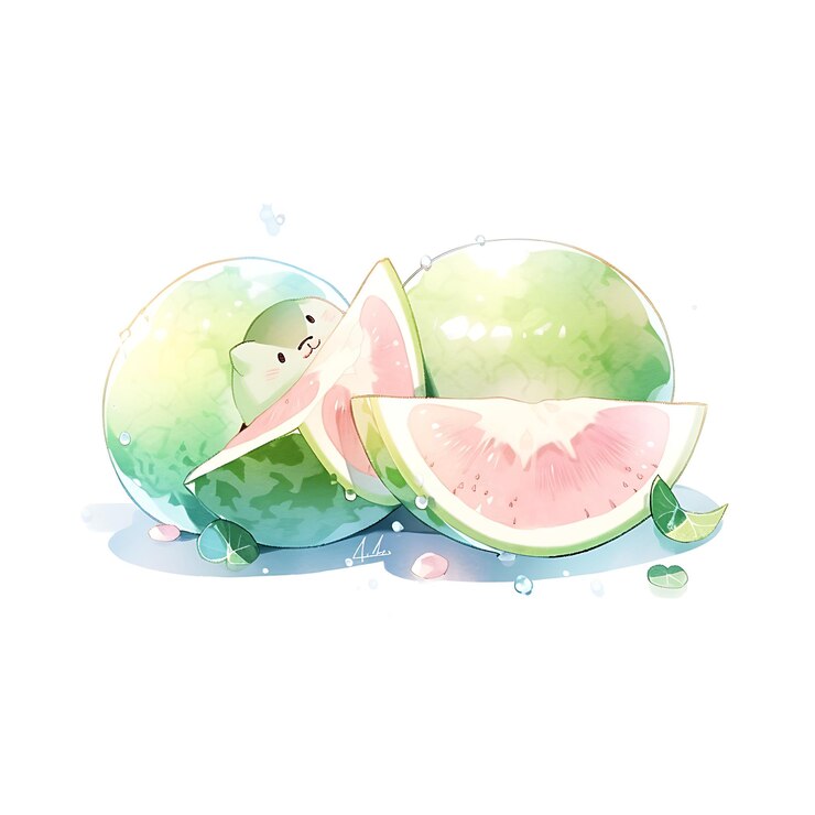 Photo dessins de fruits à l'aquarelle captivants pour une expérience ludique et colorée