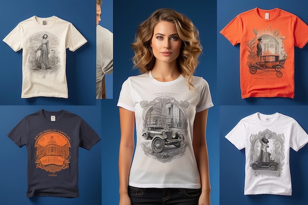 Photo des dessins de t-shirts