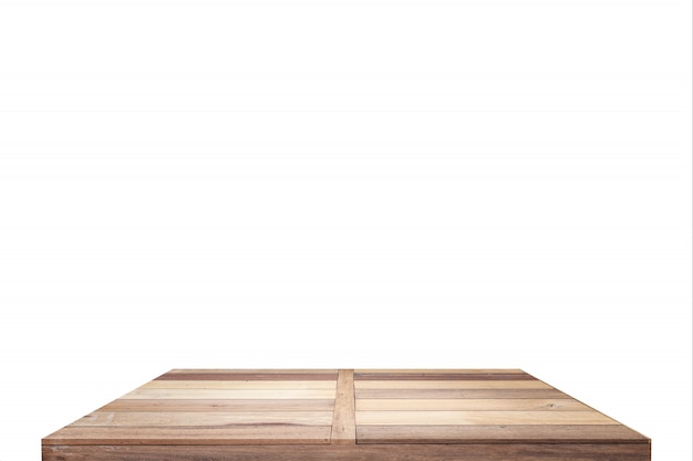 Dessus de table sur isolé