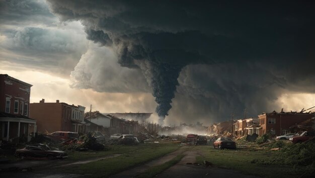 La destruction a déclenché la colère de la tornade