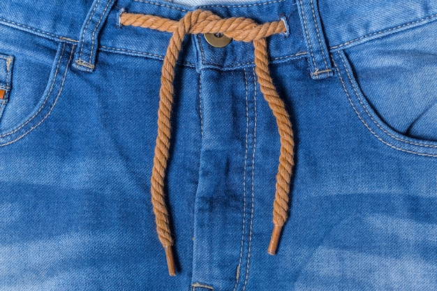 Détail de blue jeans