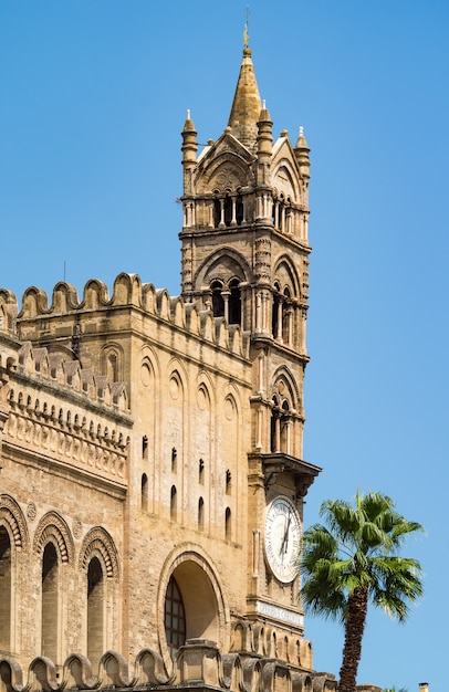 Détail de la cathédrale de Palerme, en Sicile