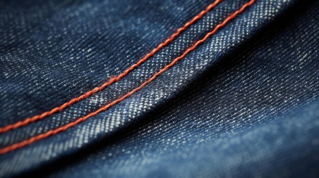 Détail de couture en denim