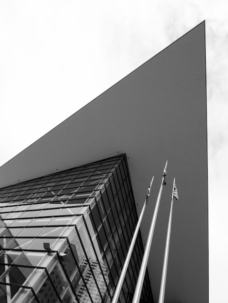 Détail du Colorado Convention Center au centre-ville de Denver.