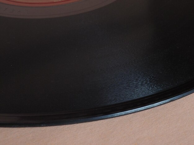 Détail du disque vinyle