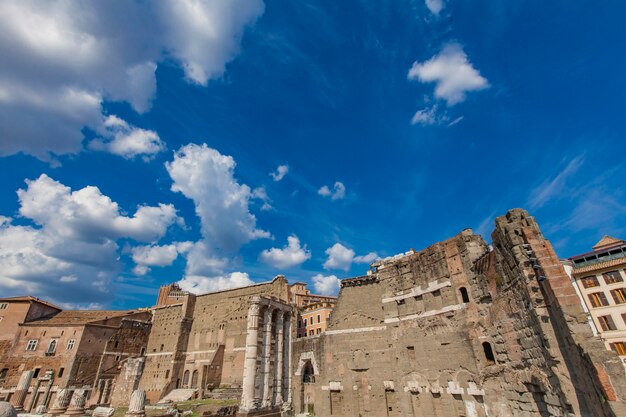 Détail du marché de Trajan à Rome