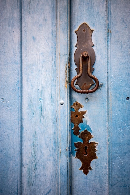 Détail de porte à Tiradentes Minas Gerais Brésil